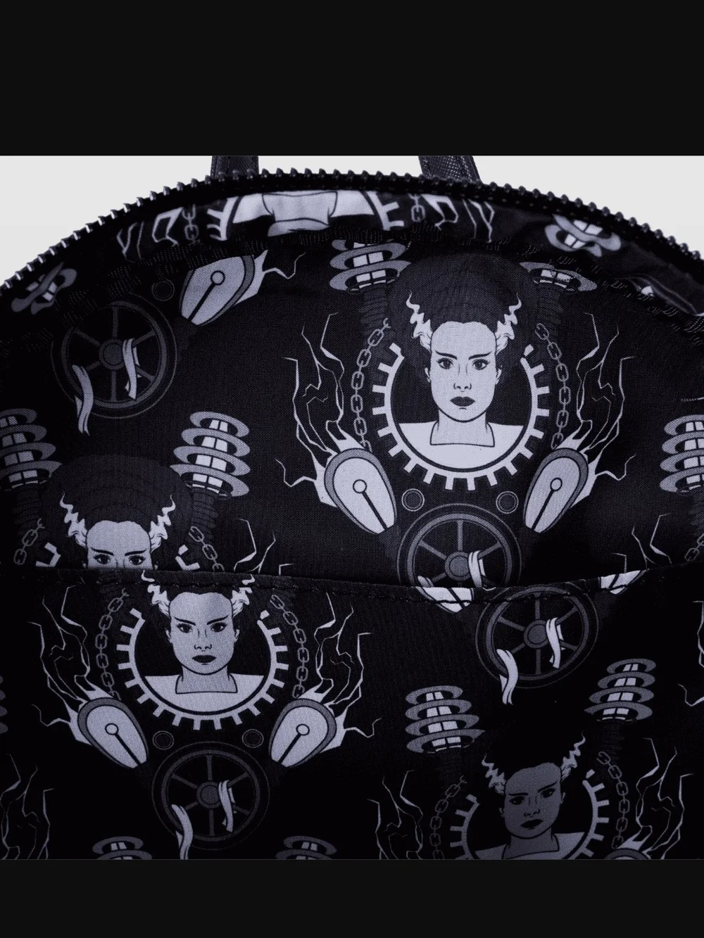 Bride Of Frankenstein Loungefly Backpack Glows In The Dark NWT